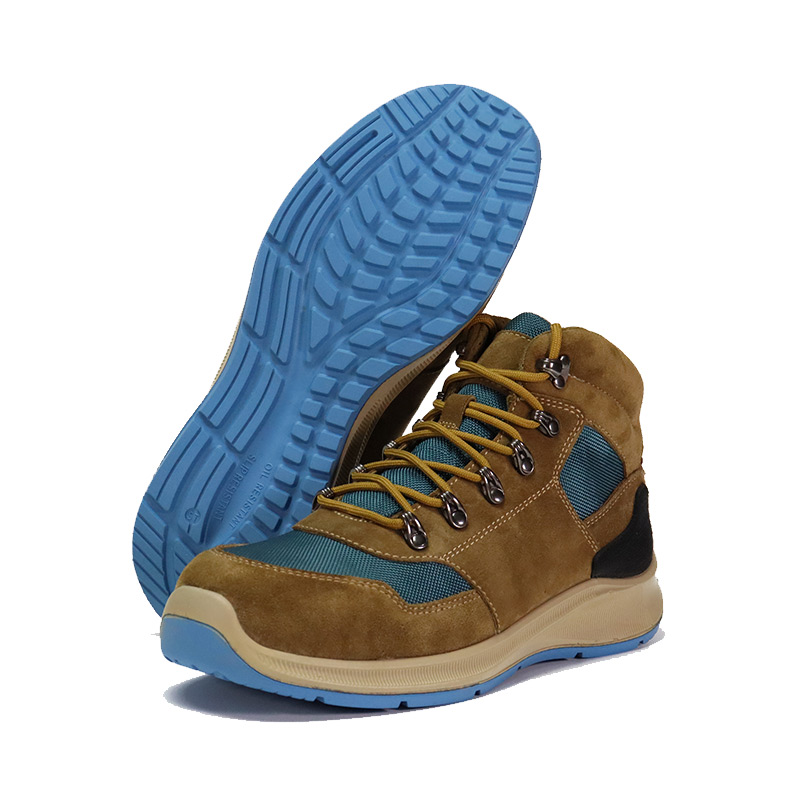 Sepatu Kerja Kain Nilon Suede Sol Luar Karet